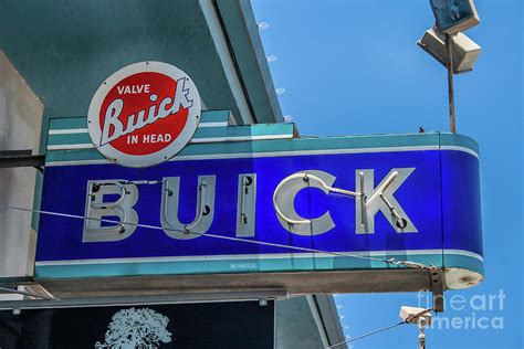 Buick Neon Sign Photograph by Tony Baca