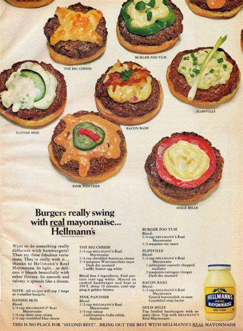 We’re Thankful These Vintage Hellmann’s Mayonnaise Recipes Went Away! ~ Vintage Everyday