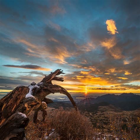 Sunrise on Sugarloaf. Sugarloaf Mountain, Colorado, 2015 – The ...