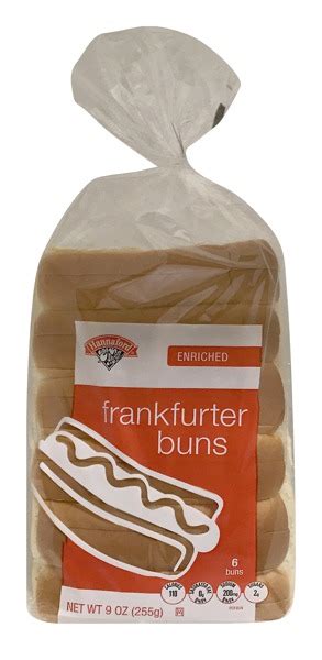 Hannaford Enriched Frankfurter Buns - 1Source