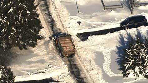 WATCH: Plow vs. Snow in Montgomery County, MD