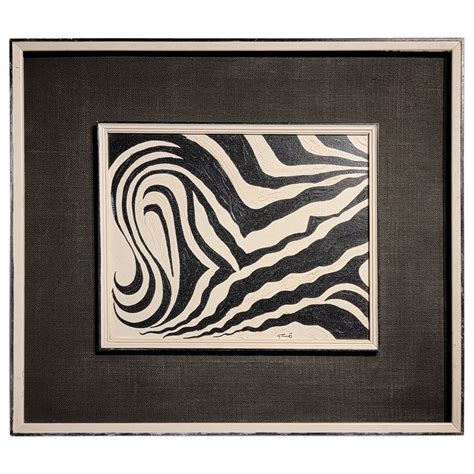 Black and White Abstract Figure Painting at 1stDibs | paintings black and white, black and white ...