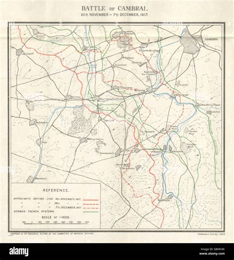 WW1 FRONT DE L'OUEST : bataille de Cambrai, 20 Nov-7 Déc. Des tranchées ...