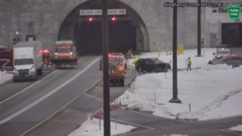 Traffic resumes near Allegheny Tunnel following crash involving tractor ...