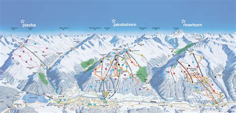 Davos Trail map - Freeride