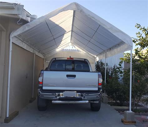 10 Ft. X 20 Ft. Portable Car Canopy / COVERPRO 10 Ft. X 20 Ft. Portable ...