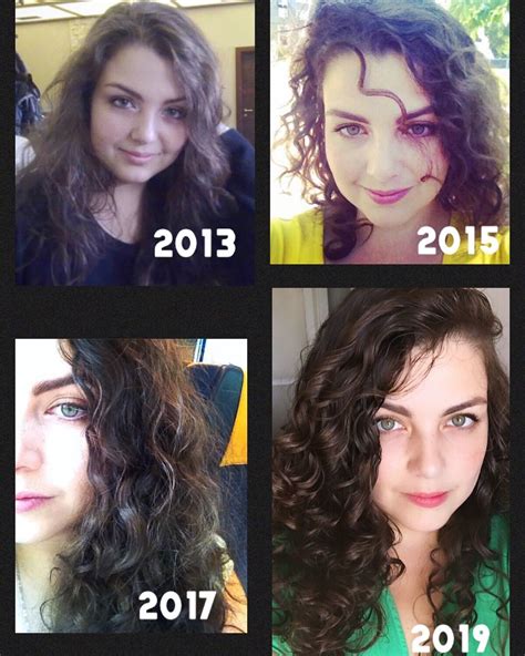 Before and after the curly girl method! IG: michaela rozsa ruzickova #curlyhair #beforeandafter ...