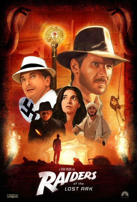 Raiders of the Lost Ark Poster by brockchandler | Indiana jones films ...