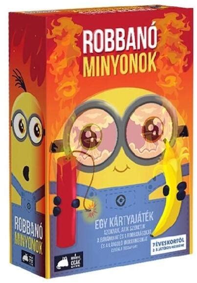 Vásárlás: Exploding Kittens Robbanó Minyonok kártyajáték Társasjáték árak összehasonlítása ...