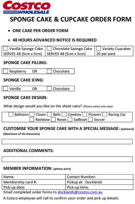 costco cake order form 2016