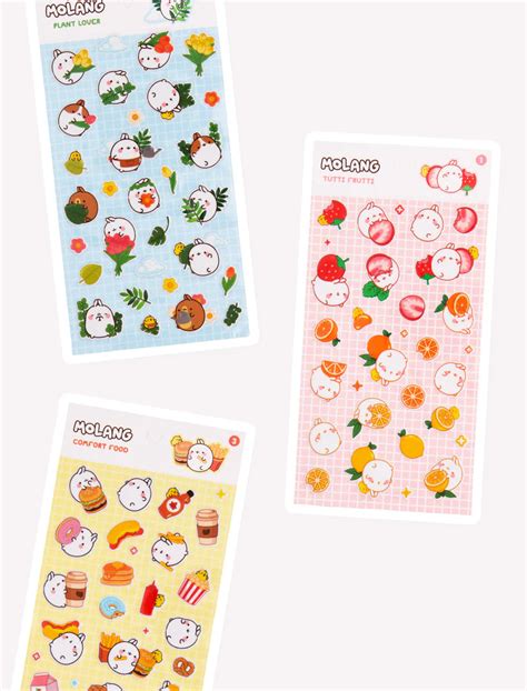 Molang 3D stickers board pack | Molang Official Website