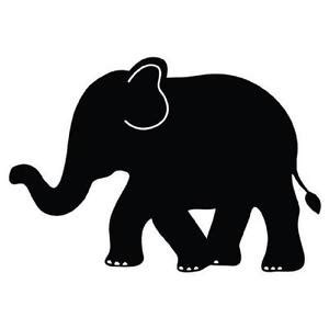 Cute Elephant Silhouette | Free download on ClipArtMag