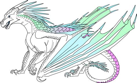 Download Ice Wing Dragon Wings Of Fire | Wallpapers.com