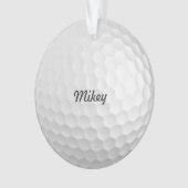 Personalized Golf Ball Ornament | Zazzle