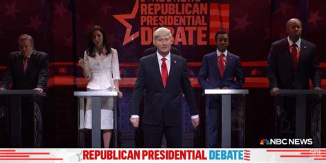 ’SNL’s Donald Trump Is Terrifyingly Spot-On in Republican Debate Cold Open