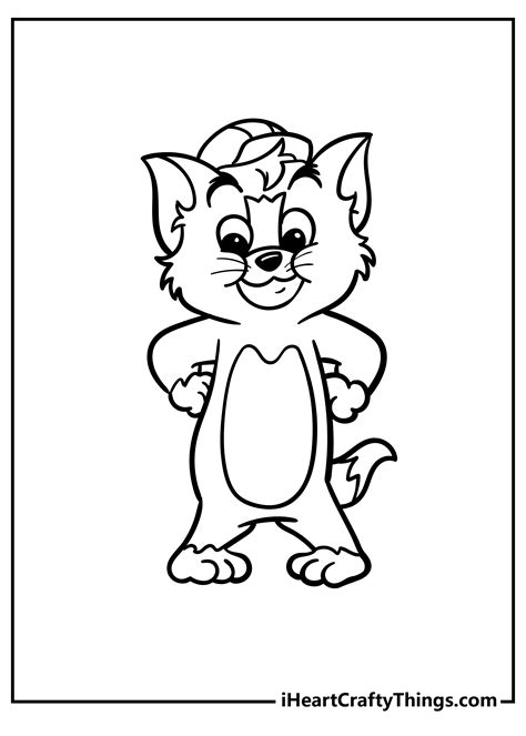 Tom The Cat Coloring Pages