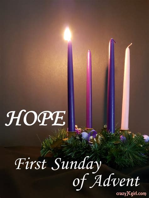 HOPE: 1st Sunday of Advent ~ Crazy JC Girl