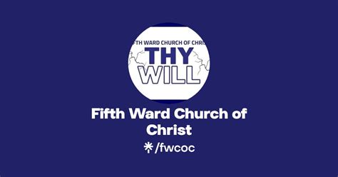 Fifth Ward Church of Christ | Instagram, Facebook | Linktree