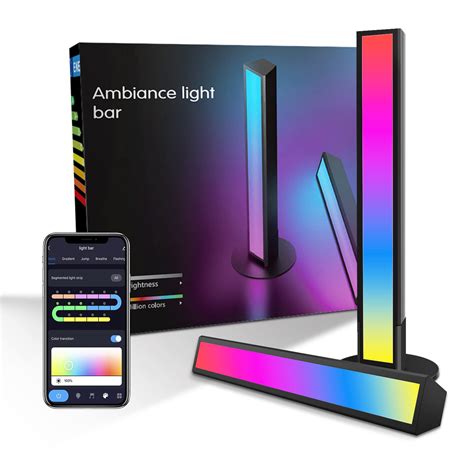 Buy Tekstap RGB Light Bar, RGBIC Ambient Lighting, Smart Light Bars with Music Modes, Led Lights ...