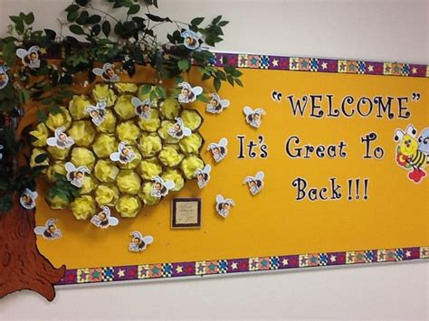 Pin on Educate-Imagine-Create | Bee bulletin boards, Bee theme, Preschool bulletin