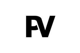 PV Logo Design Graphic by xcoolee · Creative Fabrica