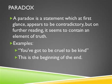 PARADOX EXAMPLES - alisen berde