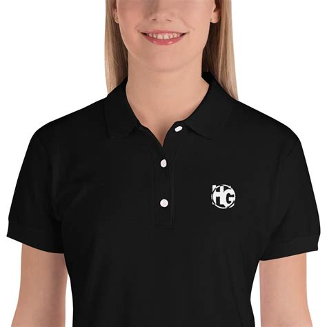 Embroidered Women's Polo Shirt | Polo shirt women, Embroidered polo shirts, Shirts women fashion