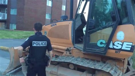 Man Steals Bulldozer And Goes On Drunken Rampage