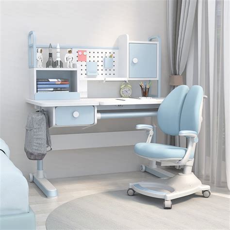Kids Ergonomic Study Table Adjustable Height Desk Factory Direct