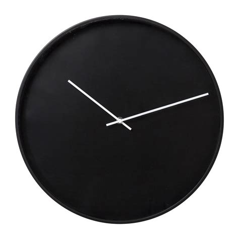 Horloge murale Timeless noire 40cm Kare Design