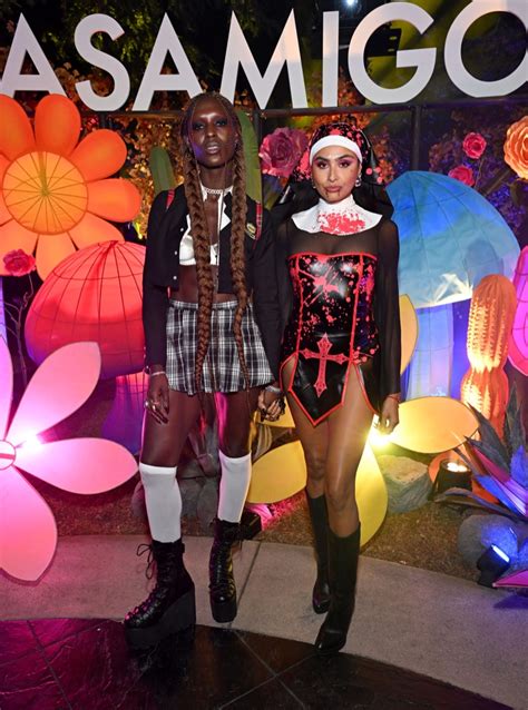 Kaia Gerber, Paris Hilton's Halloween Costumes at Casamigos