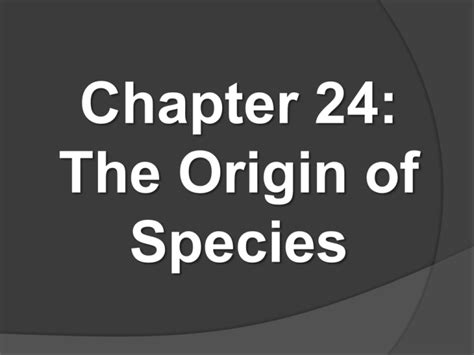 The Origin of Species