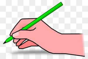 Pencil In Hand Clip Art, Transparent PNG Clipart Images Free Download - ClipartMax