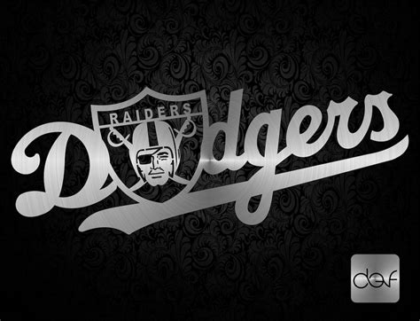 Dodgers Oakland Raiders logo DXF CNC dxf for Plasma Laser | Etsy