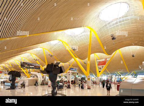 Spain, Madrid, International airport of Madrid Barajas, Terminal 4 by ...