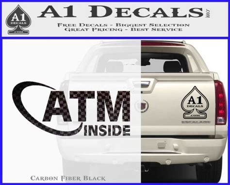 ATM Inside Decal Sticker » A1 Decals