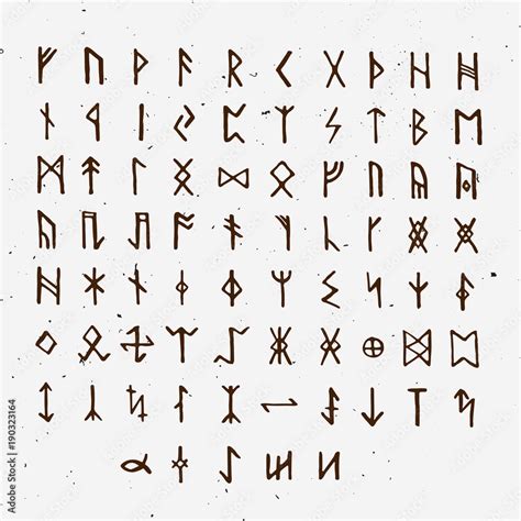 Viking Runes Alphabet