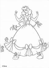 Image Of Cinderella To Print And color  Coloring Pages sketch template