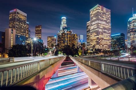 Los Angeles downtown at night – Leonardo Patrizi – Travel and Lifestyle photographer