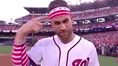 Bryce Harper D.C. flag headband for HR Derby is everything... - Federal ...