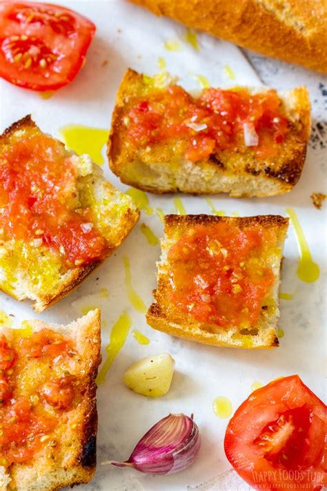 Pan con Tomate Recipe - Spanish Garlic Tomato Toast