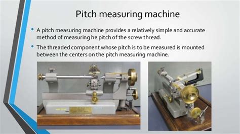 Screw thread measurement