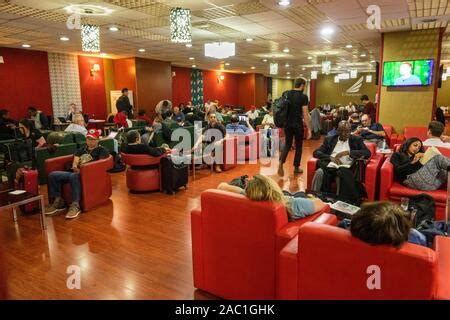 Waiting lounge in Addis Ababa airport in Ethiopia Stock Photo - Alamy