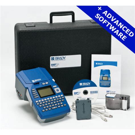 Brady BMP51 Portable Label Printer with Advanced PWID Software (BMP51-UK-PWID)