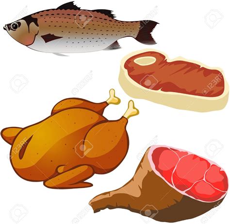 fish and meat clipart - Clip Art Library