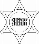 Sheriff Badge coloring Page  Free Printable Coloring Pages sketch template
