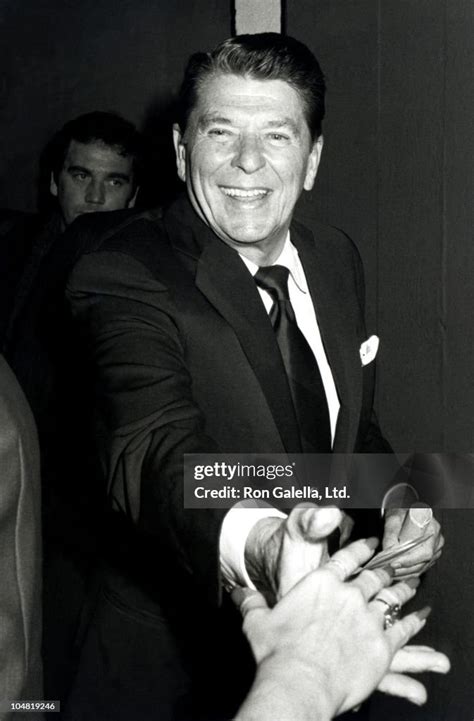 Ronald Reagan during Ronald Reagan 69th birthday party and fundraiser ...