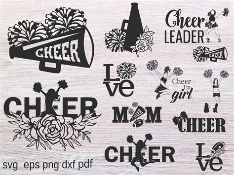 Cheer SVG File Instant Download Cheer Cut File for Cricut - Etsy