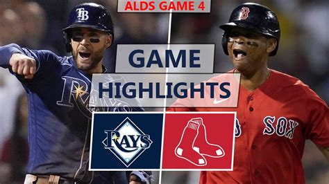 Tampa Bay Rays vs. Boston Red Sox Highlights | ALDS Game 4 (2021) - YouTube