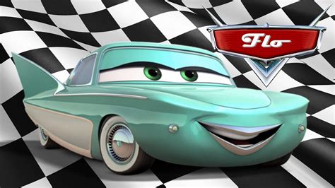 Disney Cars characters - Flo # test drive # - YouTube